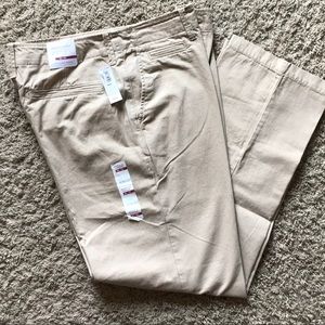 Khaki Pants NEW Tan Straight Leg 36x32